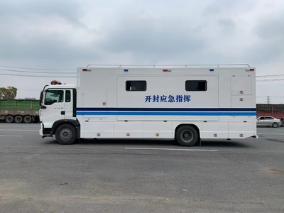 重汽汕德卡指揮車與應急醫療車 一體化應急響應的堅實保障
